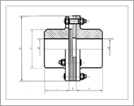 JZM型重型機械用膜片聯軸器